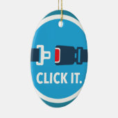 Klicken Sie es an. Zeitraum. Keramik Ornament (Rechts)