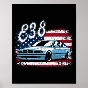 Klicken Sie für mehr E38 4. Juli American Retro Poster