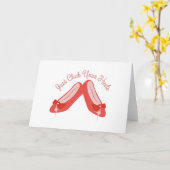 Klicken Sie Ihren Heels an Karte (Gelbe Blume)