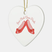 Klicken Sie Ihren Heels an Keramik Ornament (Links)