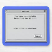 Klicken Sie mit der rechten Maustaste auf Mac inst Mousepad (Vorne)