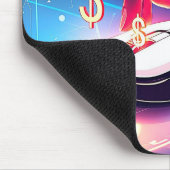 "Klicken Sie. Teilen. Verdienen Sie. - Links in Ba Mousepad (Ecke)