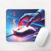 "Klicken Sie. Teilen. Verdienen Sie. - Links in Ba Mousepad (Mit Mouse)