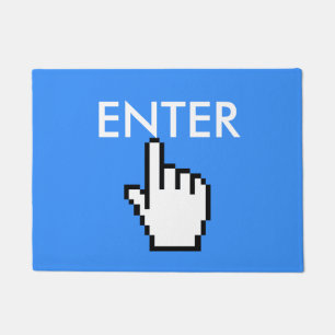 Klicken Sie, um Geeky zu betreten Fußmatte