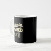 Klickend trainierte manuelle Autopedale Fahrhumor Kaffeetasse (Vorderseite Links)