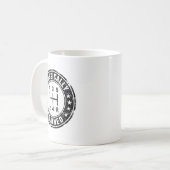 Klickend trainierter Autotyp Schaltgetriebe Stick Kaffeetasse (Vorderseite Links)