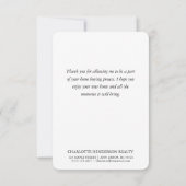 Klienten Herzlichen Glückwunsch Neue Zuhause Brown Mitteilungskarte (Rückseite)