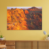 KLIFFE AUS RED 32x48 Leinwanddruck (Insitu (Wohnzimmer))