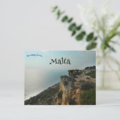 Kliffe von Dingli Malta Postkarte (Stehend Vorderseite)