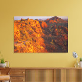 KLIFFE VON RED 24x36 Leinwanddruck (Insitu (Wohnzimmer))