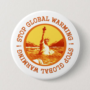 Klima-Änderungs-globale Erwärmung Button