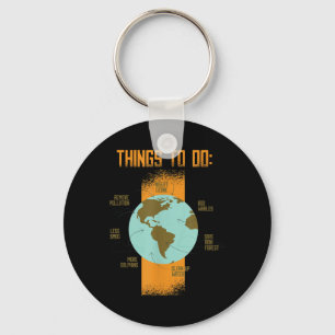 Klima für den Schutz des Planeten gerettet Schlüsselanhänger