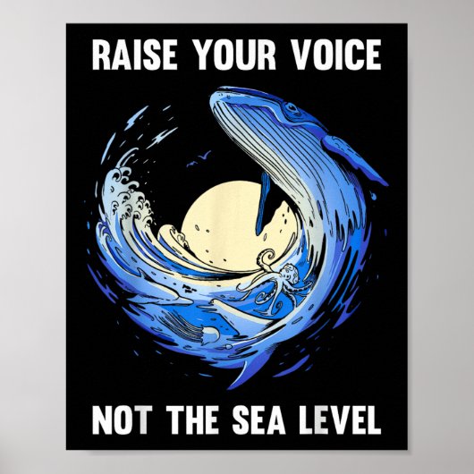 Klima für den Schutz von Walen Poster (Vorne)