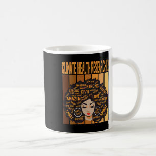Klima Gesundheitsforscher Black History Month Stol Kaffeetasse