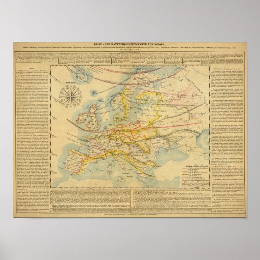 Klima in Europa Poster (Vorne)