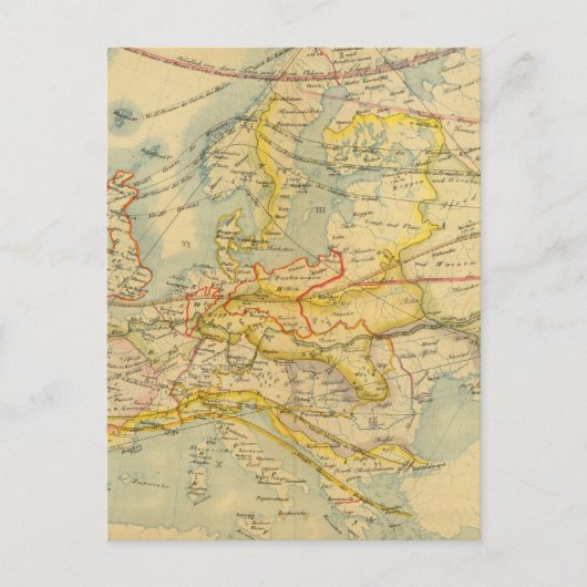 Klima in Europa Postkarte (Vorderseite)