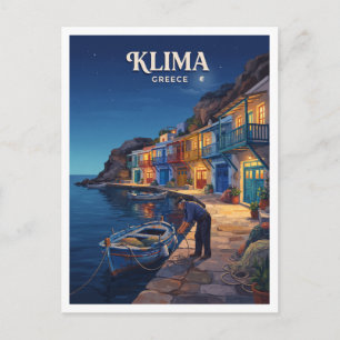 Klima, Milos Plaka Griechenland Postkarte