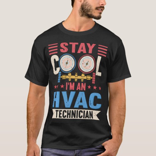 Klima- und Lüftungstechnik T-Shirt (Vorderseite)