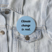 Klimaänderung: Hellblauer Knopf Button (Beispiel)