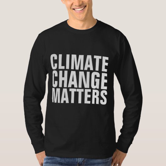 KLIMAÄNDERUNGEN - T - SHIRT (Vorderseite)