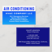 Klimaanlage (AC) Visitenkarte (Vorne/Hinten)