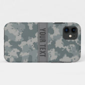 Klimaanlage-Art-graue Camouflage #2 personalisiert Case-Mate iPhone Hülle (Rückseite (Horizontal))