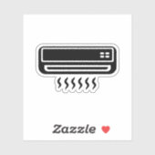 Klimaanlage Aufkleber (Blatt)