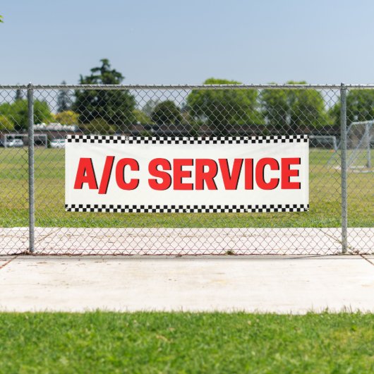 Klimaanlage Automotive Shop Grosses Banner (Insitu)