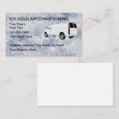 Klimaanlage Eiskalt-Look Visitenkarte (Vorne/Hinten)