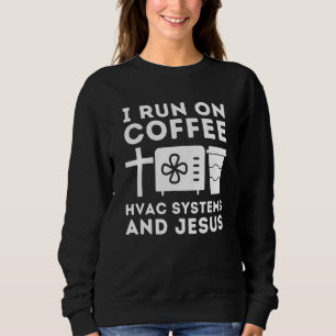Klimaanlage für HVAC-Techniker Reparatur-Kaffee Sweatshirt