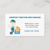 Klimaanlage Heizung Service Visitenkarte (Vorderseite)