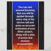 Klimaanlage, Heizung und Klimaanlage Flyer (Hinten)