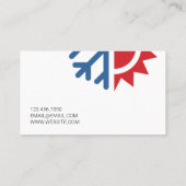 Klimaanlage, Heizung und Kühlung, Klimaanlage Visitenkarte (Rückseite)