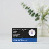 Klimaanlage HVAC Business Cards Visitenkarte (Stehend Vorderseite)