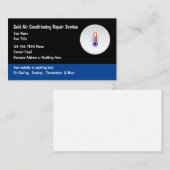 Klimaanlage HVAC Business Cards Visitenkarte (Vorne/Hinten)