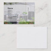 Klimaanlage im Freien Visitenkarte (Vorne/Hinten)