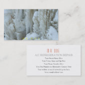 Klimaanlage Kühldienst auf zwei Seiten Visitenkarte (Vorne/Hinten)