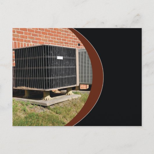 Klimaanlage Postkarte (Vorderseite)