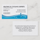 Klimaanlagen-Dienstleistungen Visitenkarte (Vorne/Hinten)