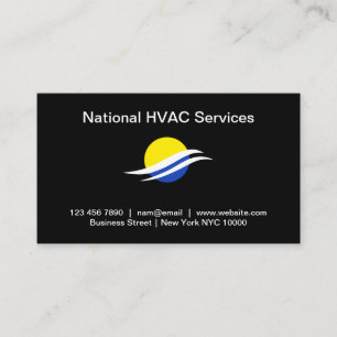 Klimaanlagen HVAC-Service Visitenkarte