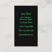 Klimaanlagen-Visitenkarte Visitenkarte (Rückseite)