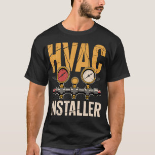Klimaanlageninstallateur-Techniker-Uniform Heizung T-Shirt