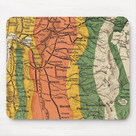 Klimabilanz Kaliforniens Mousepad (Vorne)