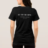 Klimakrieger Tri-Blend Shirt (Rückseite)