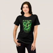 Klimakrieger Tri-Blend Shirt (Vorderseite voll)