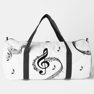 Klimaktische G-Schlüssel-Musik Duffle Bag