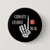 Klimaküche ist ein wahres Umweltbewusstsein Button (Vorderseite)