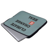 Klimaküche ist ein wahres Umweltbewusstsein Laptopschutzhülle (Vorne Knopf)