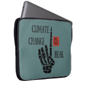 Klimaküche ist ein wahres Umweltbewusstsein Laptopschutzhülle (Vorne Rechts)