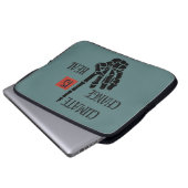 Klimaküche ist ein wahres Umweltbewusstsein Laptopschutzhülle (Vorne Knopf)